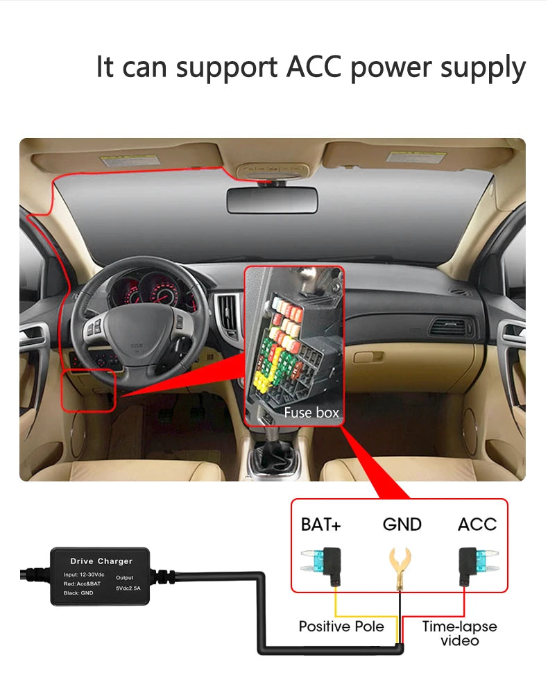 10-inch for Car Touch Screen Video Recorder Rearview mirror Dash Cam Front and Rear Camera Mirror DVR (Rear camera optional)