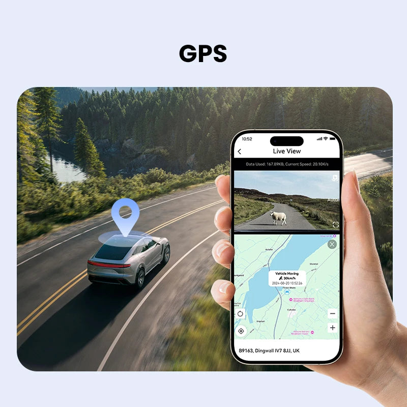 2025 New DDPAI Dash Cam Z50 Pro 4K Car Camera Night Vision 5GHz Wi-Fi GPS ADAS 24H Parking Monitor Support Front and Rear Cam