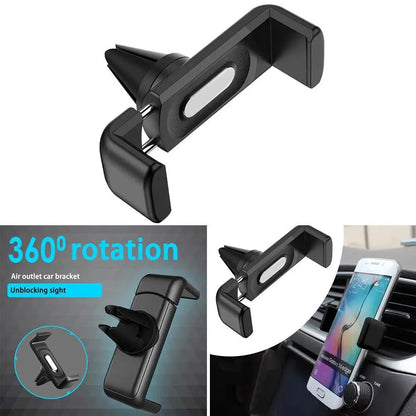 Car Phone Automobile Clamp For All Mobile Phones Dashboard Windshield Vent Hands Free Phone Holder Stand