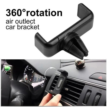 Car Phone Automobile Clamp For All Mobile Phones Dashboard Windshield Vent Hands Free Phone Holder Stand