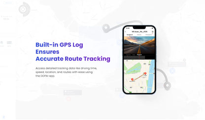 DDPAI Dash Cam N5 Dual Front and Rear 4K Ultra HD Resolution Dash Camera NightVIS ADAS GPS Auto record