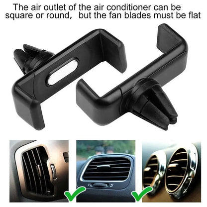 Car Phone Automobile Clamp For All Mobile Phones Dashboard Windshield Vent Hands Free Phone Holder Stand