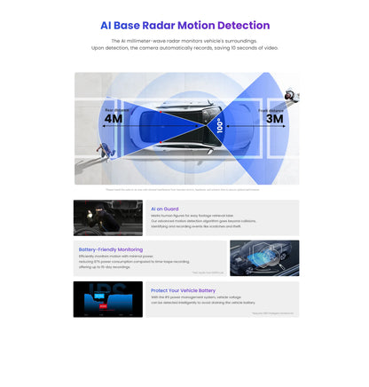 DDPAI Dash Cam N5 Dual Front and Rear 4K Ultra HD Resolution Dash Camera NightVIS ADAS GPS Auto record