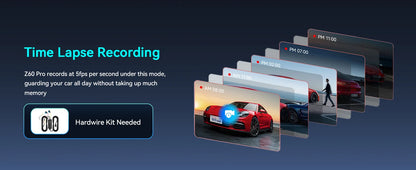 2025 New DDPAI 4K Dash Cam Z60 Pro Support Front and Rear Car Camera SONY STARVIS2 678 Sensor 5GHz Wi-Fi GPS ADAS Car DVR