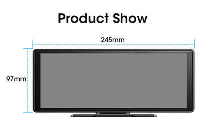 10.26 Inch Portable Wireless Carplay Screen HD Rear Reversing Camera Car Radio DVR MP5 Multimedia Video Player Android Auto