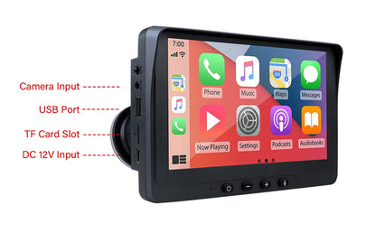 10.26 Inch Portable Wireless Carplay Screen HD Rear Reversing Camera Car Radio DVR MP5 Multimedia Video Player Android Auto