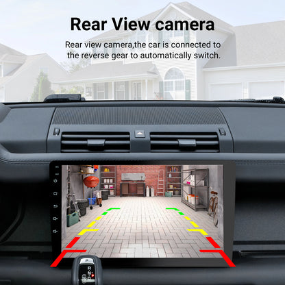 Haudio 9" Wireless Double Din Car Stereo, Car Radio with Apple Carplay & Android Auto/BT 5.4/Backup Camera/Mirror Link/WiFi-6