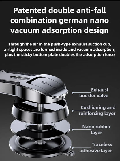 Car Phone Holder 360° Adjustable Car Phone Mount,Cell Phone Holders for Your Car for Dashboard Vent,All Smartphones & Car Models