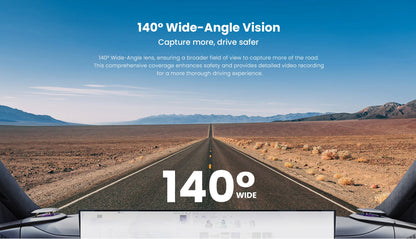 DDPAI Dash Cam N5 Dual Front and Rear 4K Ultra HD Resolution Dash Camera NightVIS ADAS GPS Auto record