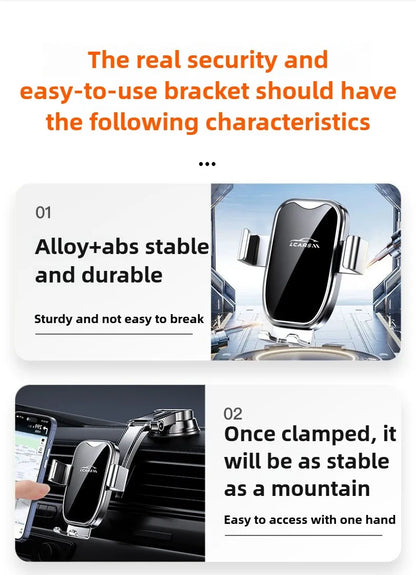 Car Phone Holder 360° Adjustable Car Phone Mount,Cell Phone Holders for Your Car for Dashboard Vent,All Smartphones & Car Models