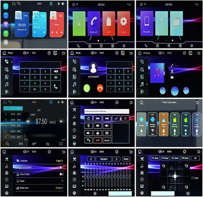 ESSGOO 10.1 Inch Rotatable IPS Touch Screen Single DIN Car Stereo Head Unit Wireless Carplay Android Auto Radio USB AUX TF