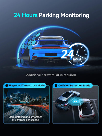 2025 New DDPAI 4K Dash Cam Z60 Pro Support Front and Rear Car Camera SONY STARVIS2 678 Sensor 5GHz Wi-Fi GPS ADAS Car DVR