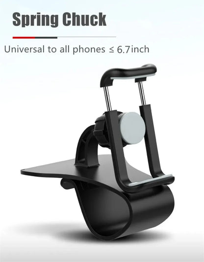 360 Rotatable Car Phone Holder Universal Cell Phone Stands Car Rack Dashboard Support for Auto Grip Mobile Phone Fixed Bracket