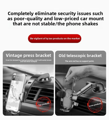 Car Phone Holder 360° Adjustable Car Phone Mount,Cell Phone Holders for Your Car for Dashboard Vent,All Smartphones & Car Models